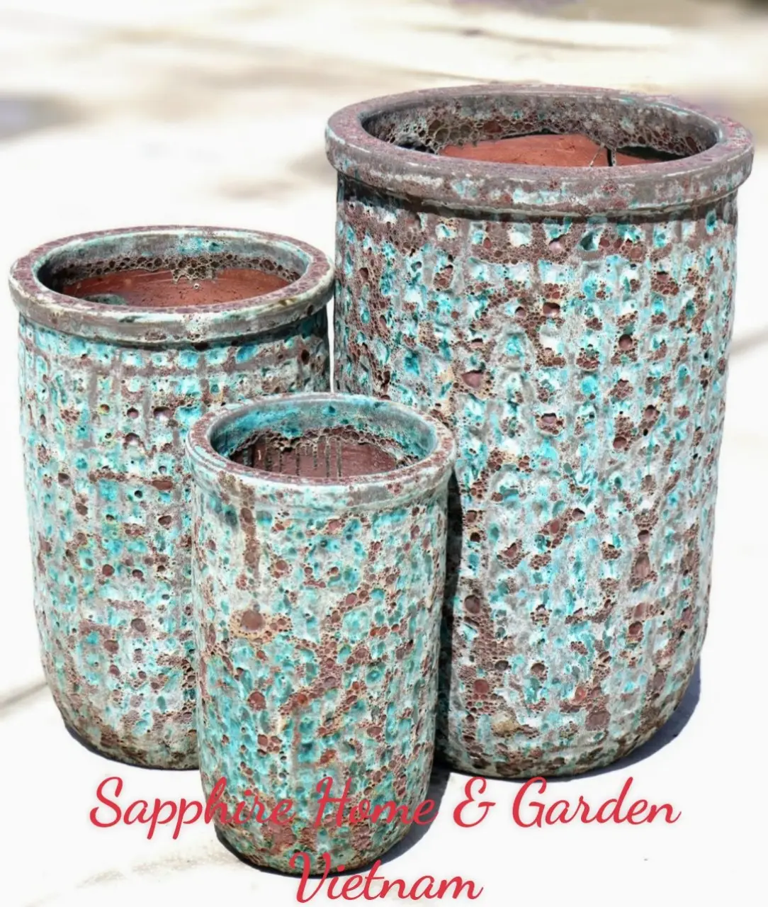 Best seller outdoor glazed ceramic clay flower pot garden pot big pottery pot for plants Rustic Ceramic garden pottery