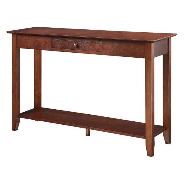 American Heritage Console Table With Drawer Breighton Home