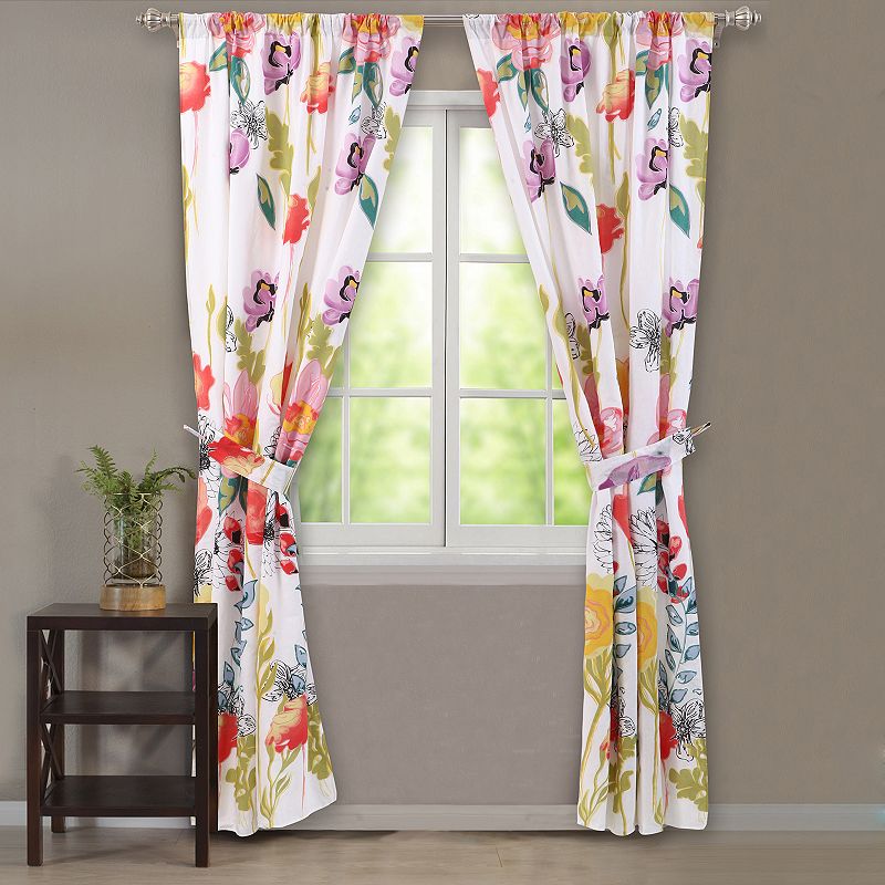 Watercolor Dream Window Curtain Set