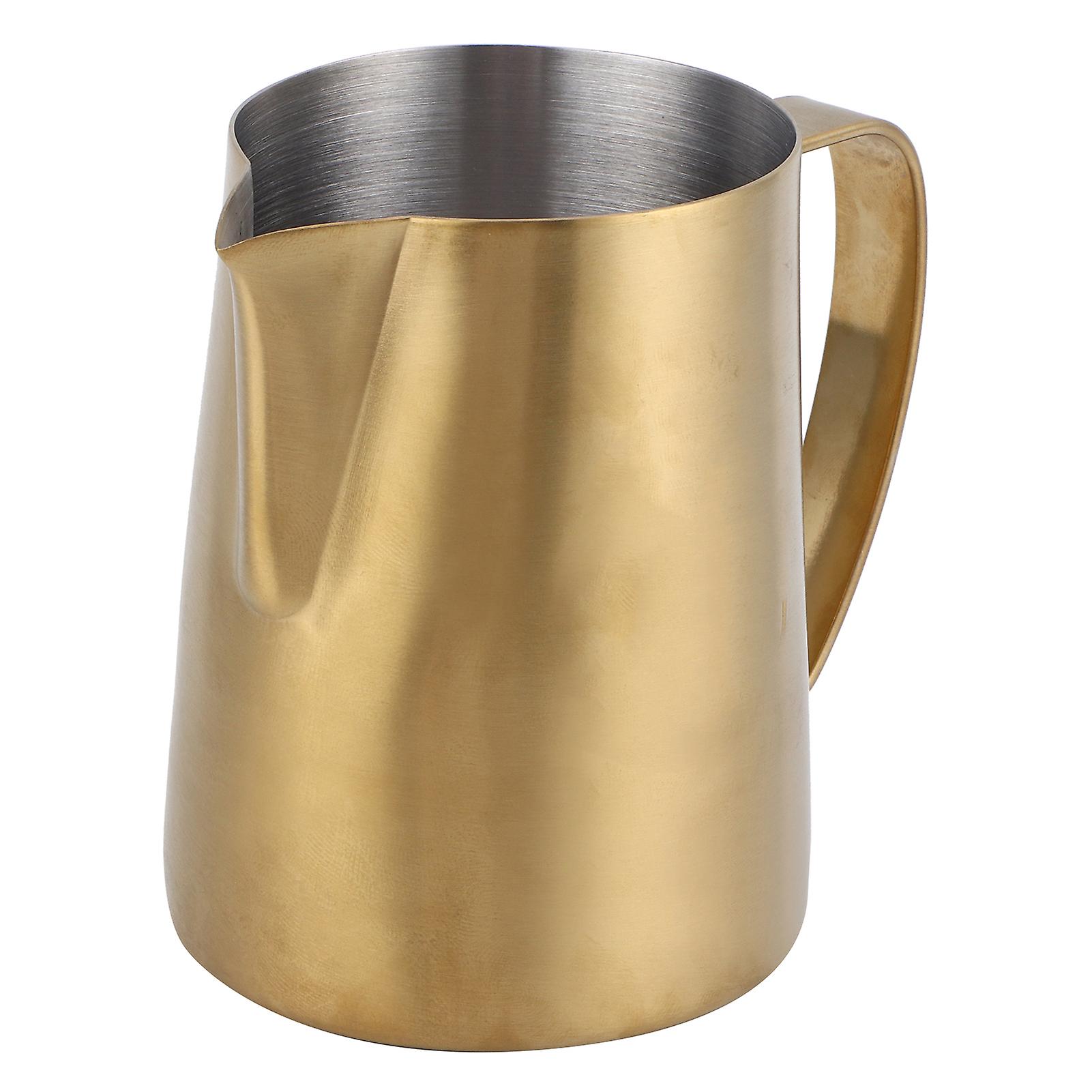 600ml Multipurpose Coffee Cup Mug 304 Stainless Steel Milk Frothing Pitcher Coffee Accessory