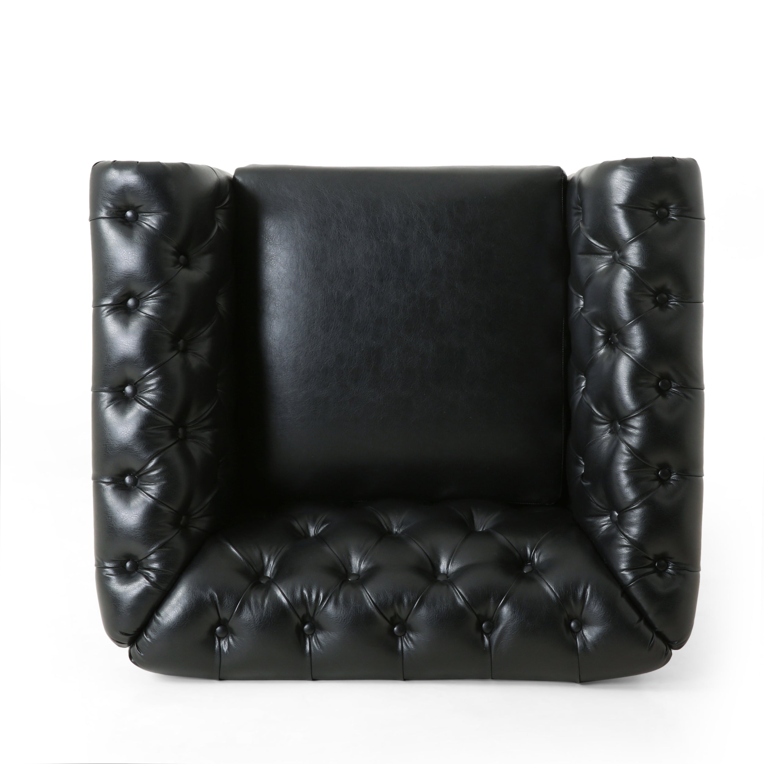 Batavia Chesterfield Tufted Club Chair with Nailhead Trim