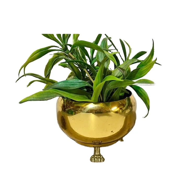 Tabletop Decorative Metal Planters for Garden Home Decorative Plant Custom Shape Flower Pot Luxury Floor Planter