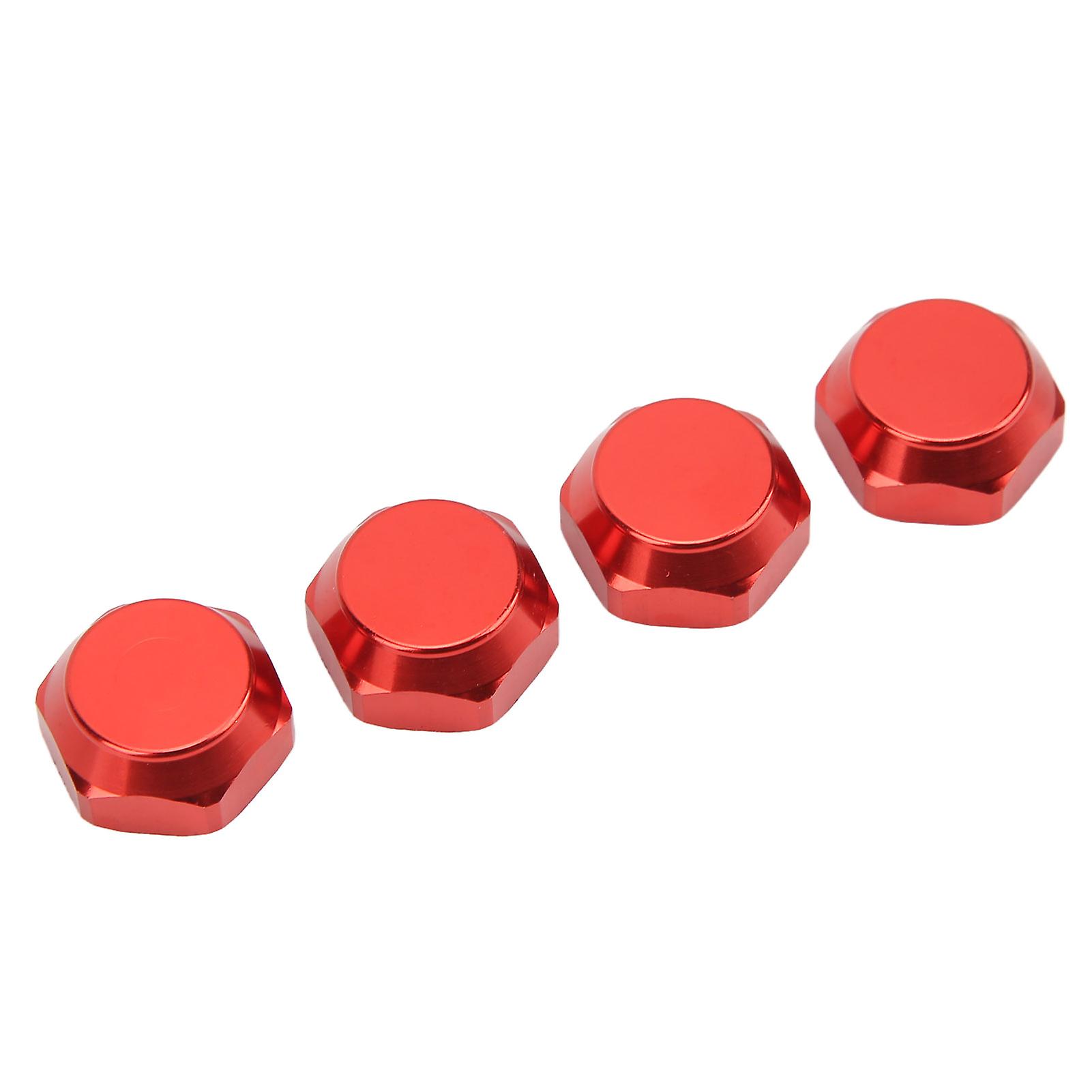 4pcs 1/8 Rc Hex Hub Nuts Dustproof Lightweight 17mm Aluminum Wheel Hex Drive Hub Adaptorred