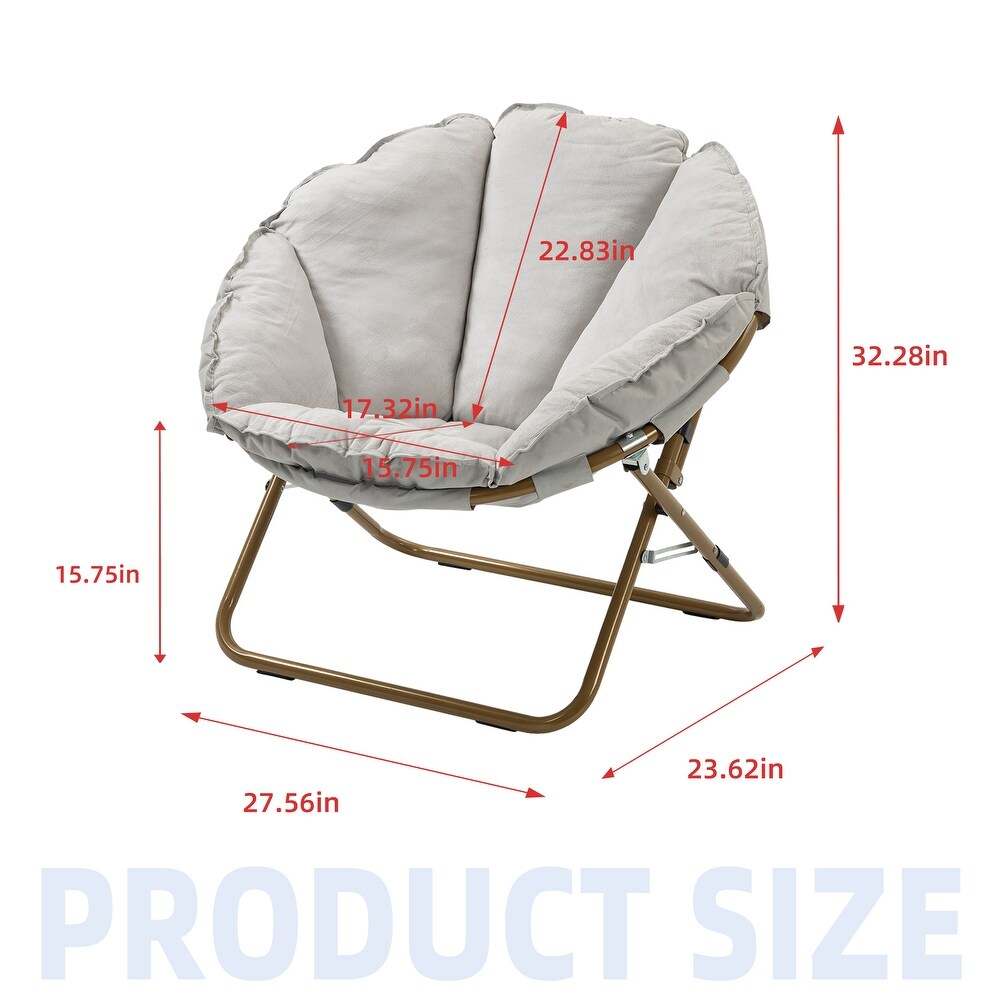 Folding lounge chair  balcony  home backrest  leisure chair  lazy sofa for pregnant women  moon chair set of 2