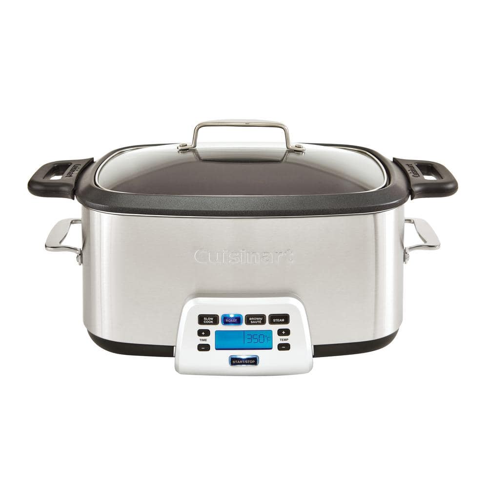 Cuisinart 7 Qt. Stainless Steel Electric Multi-Cooker with Aluminum Pot MSC-800