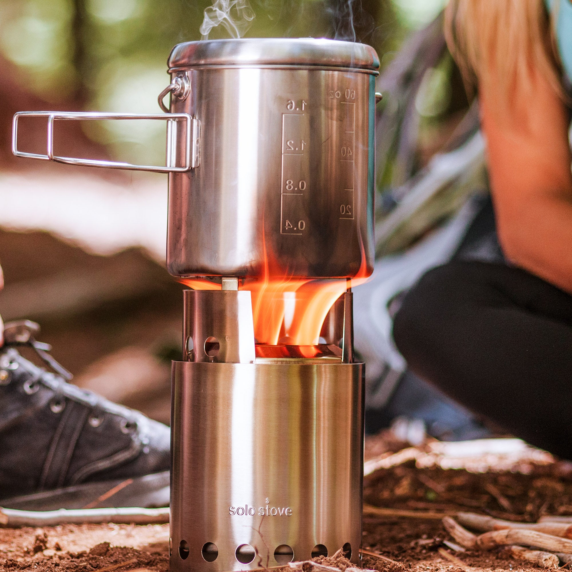 Solo Stove Titan Portable Outdoor Wood Burning Camping Backpacking Camp Stove