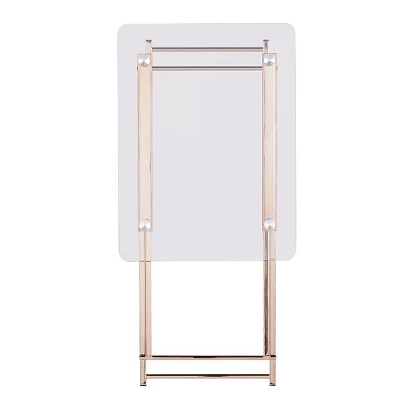 SEI Furniture Hinding Folding Tray Table