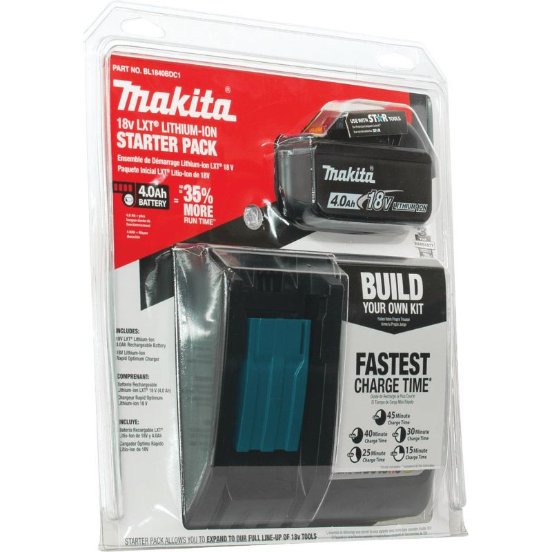 Makita 18V Tool Battery Charger Starter Kit