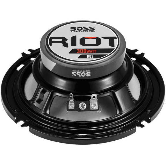 BOSS R63 Riot 6 1/2 3 Way 300W Full Range Speaker...