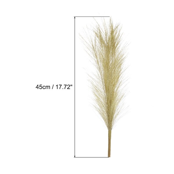 Faux Pampas Grass 17.7 Fake Pampas Grass for Wedding Decoration