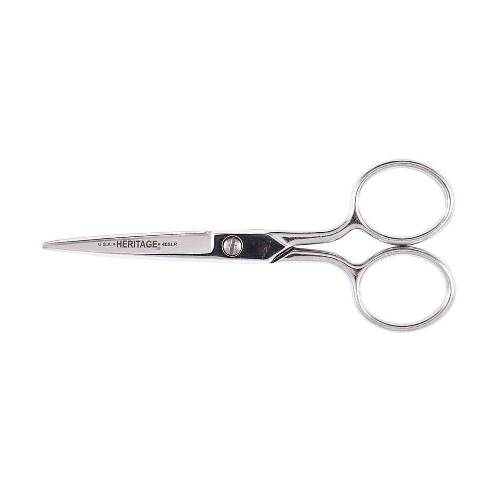 Klein Tools 5 in. Large Ring Embroidery Scissor G405LR