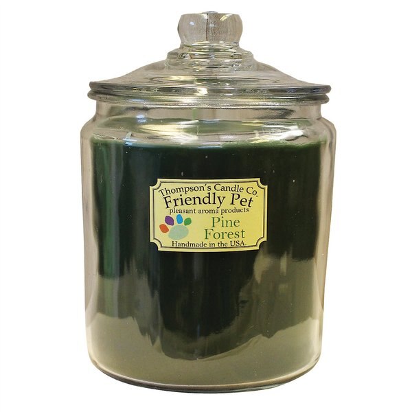 Thompson's Candle Co. Pine Forest Scented Friendly Pet Heritage Jar 3 Wick Candle