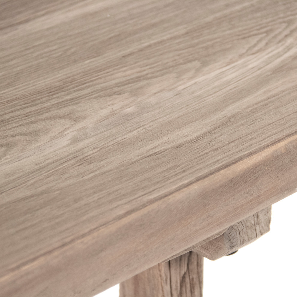 Zurich Console  Dry Natural Finish   Industrial   Console Tables   by HedgeApple  Houzz