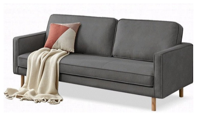 North American solid wood Sofa modern technology cloth   Midcentury   Sofas   by GVAwood  Houzz