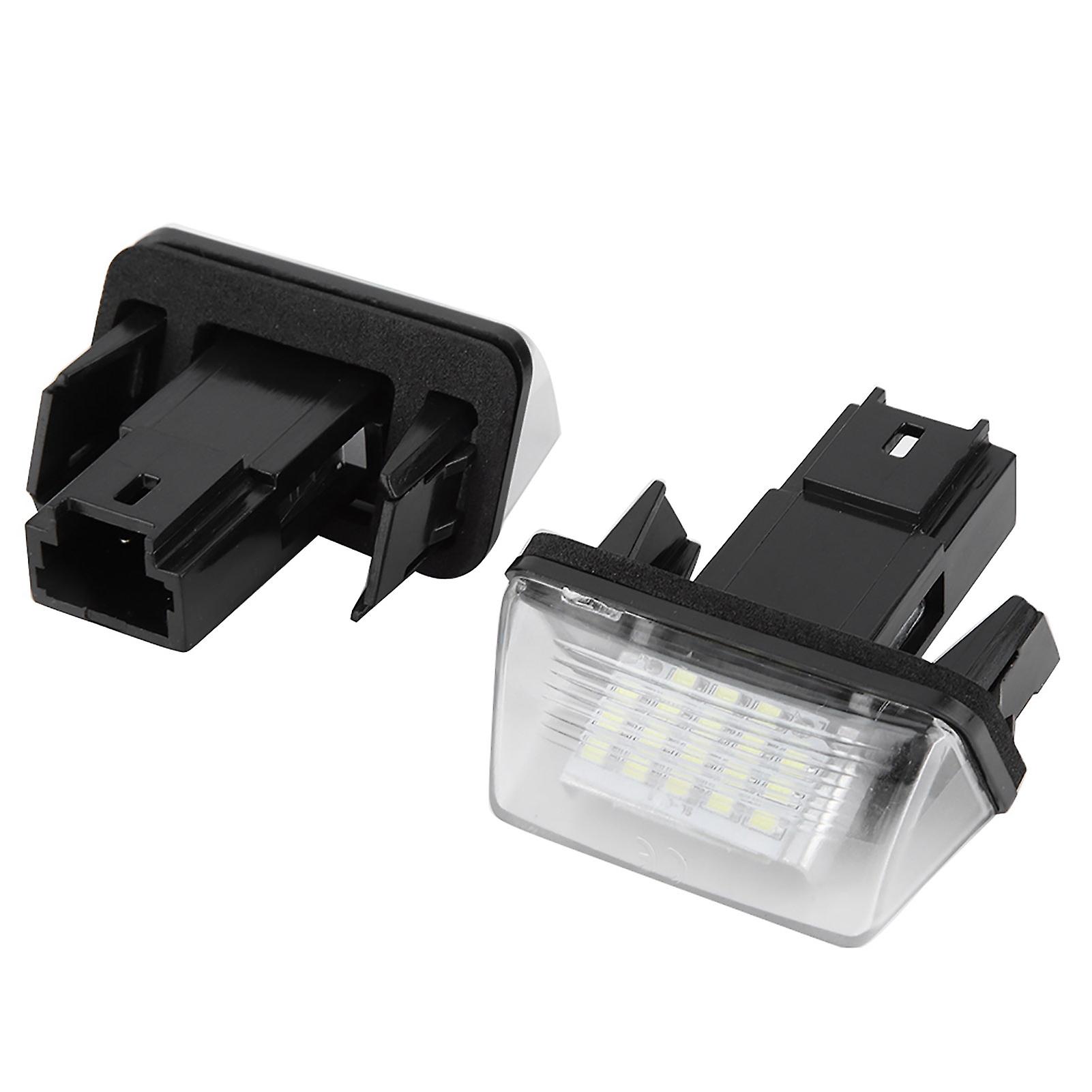 2pcs 18 Led Leftandright Car License Plate Light Lamp For Citroen C3 2002-2009