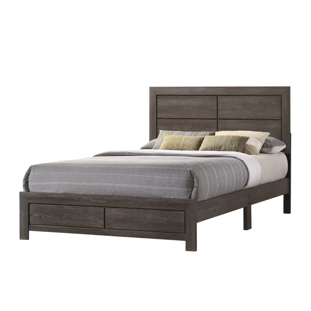 Jan 5 Piece Brown Platform Bedroom Set