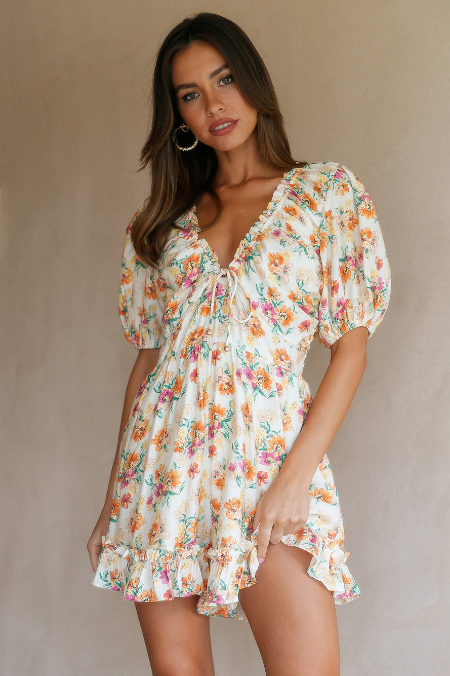 Taking Flight Romper Floral