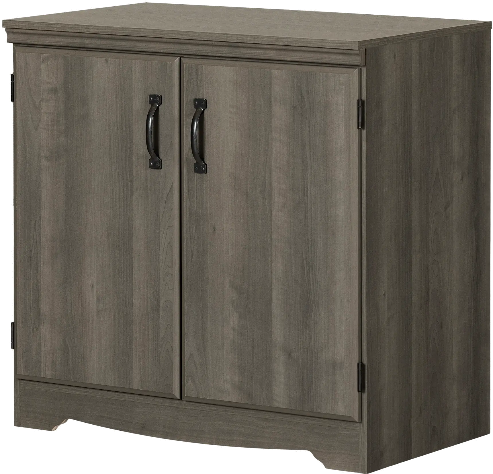 Farnel 2-Door Gray Maple Storage Cabinet