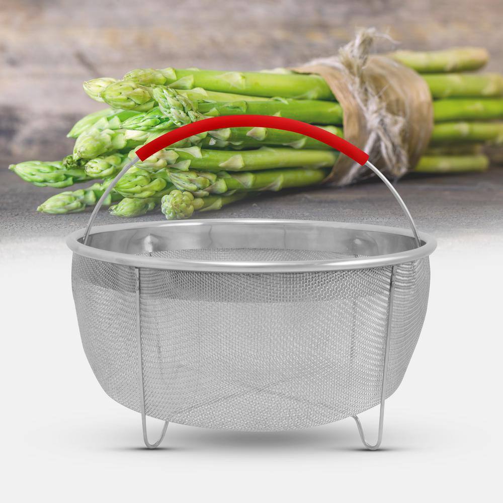 Excel Steel 8.5 in. Stainless Steel Strainer Basket 330