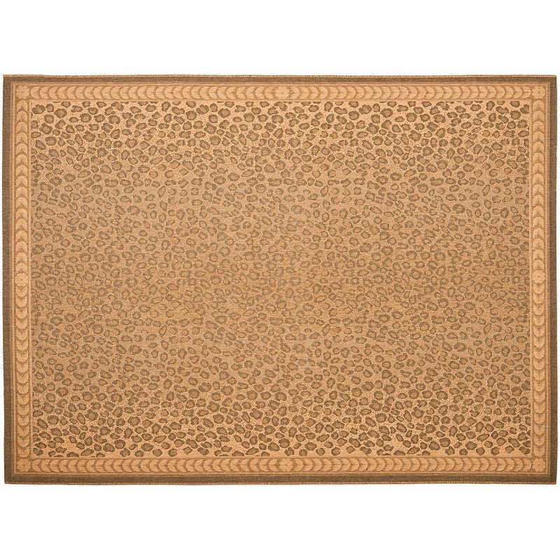 Safavieh Courtyard Leopard Print Indoor Outdoor Rug