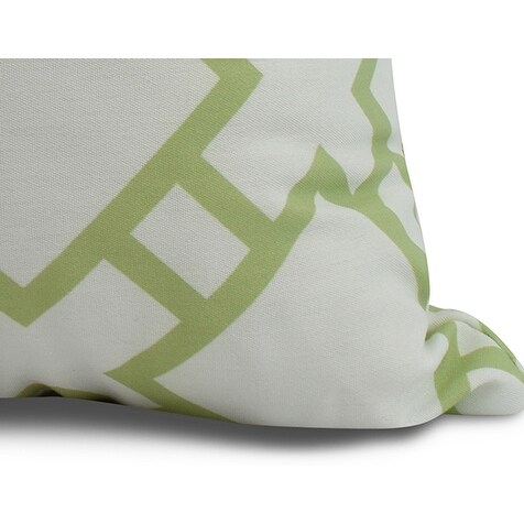 20 x 20 Inch Square in St. Louis Geometric Print Outdoor Pillow