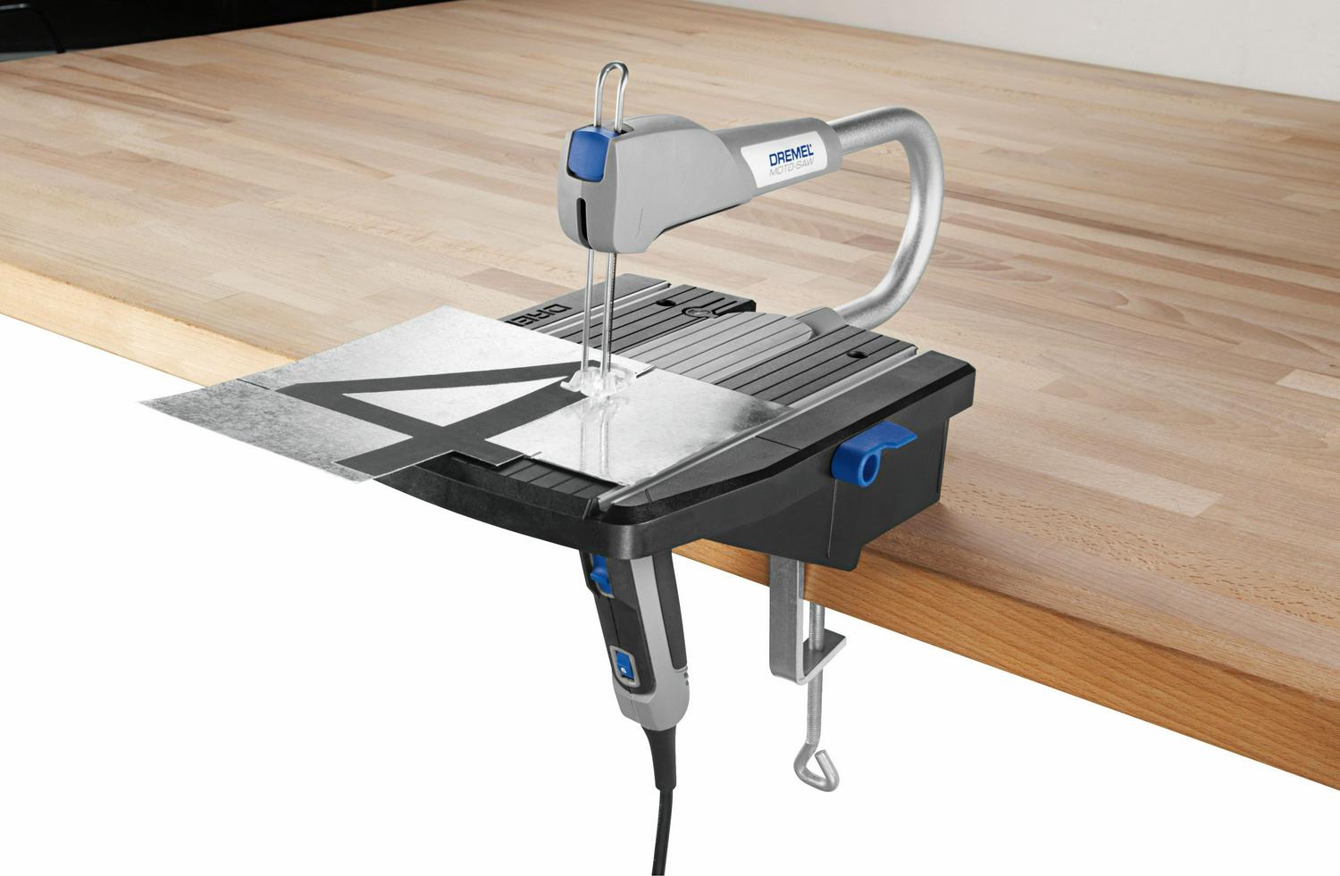 Dremel MS20-01 Moto-Saw 0.6 Amp Corded Scroll Saw for Plastic， Laminates， and Metal