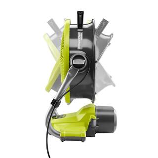 RYOBI ONE+ 18V Cordless Hybrid WHISPER SERIES 12 in. Misting Air Cannon Fan (Tool Only) PCL850B