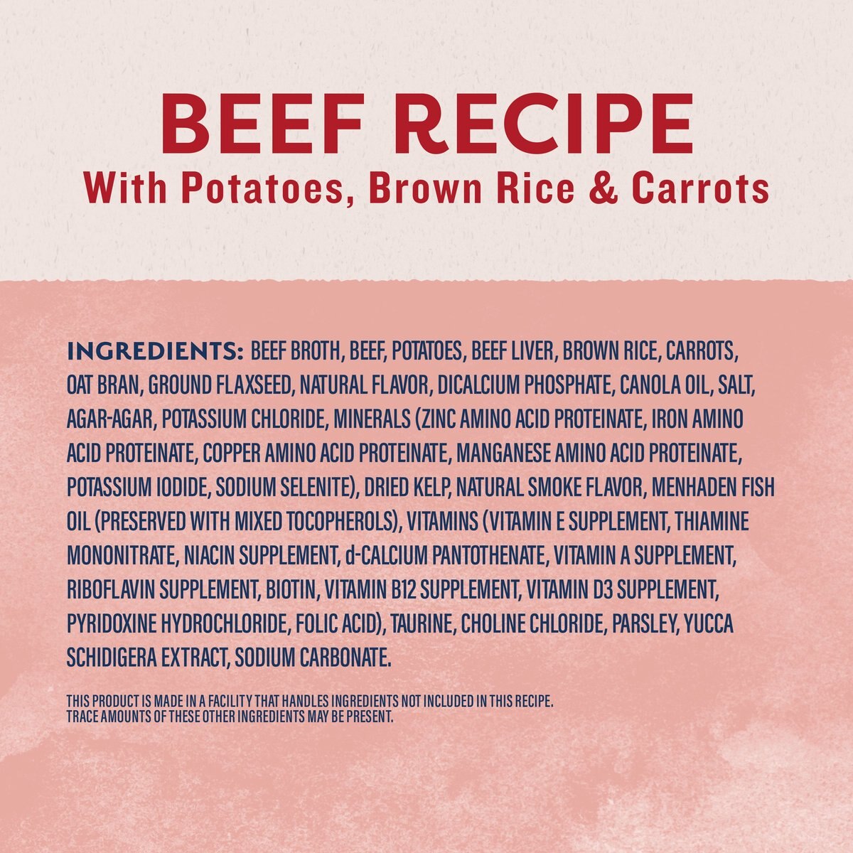 Natural Balance Original Ultra Beef Recipe Wet Dog Food