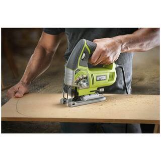 RYOBI 4.8 Amp Corded Variable Speed Orbital Jig Saw JS481LG