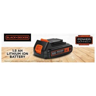 BLACK+DECKER 20V Max Lithium Ion Battery and Charger LBXR20CK