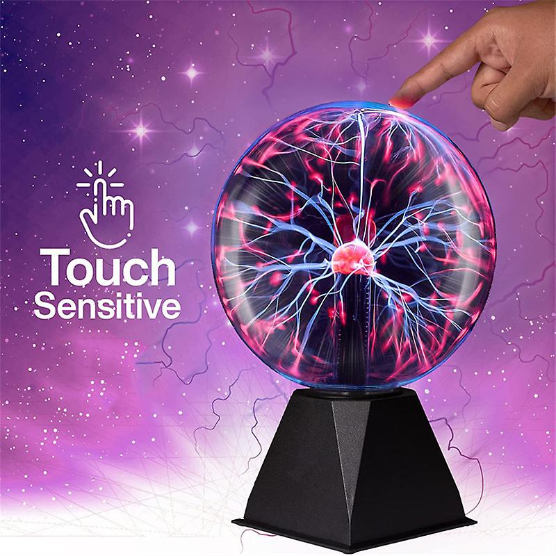 Novelty Magic Plasma Ball Light Touch Night Light Glass Plasma Lamp Kids Christmas Gift  Party Decor Table Lights