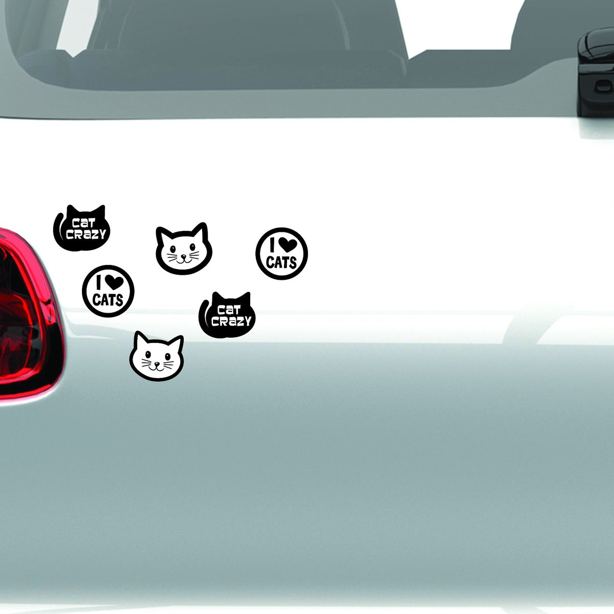 Imagine This Company Mini-Cats Car Magnet， 6 count