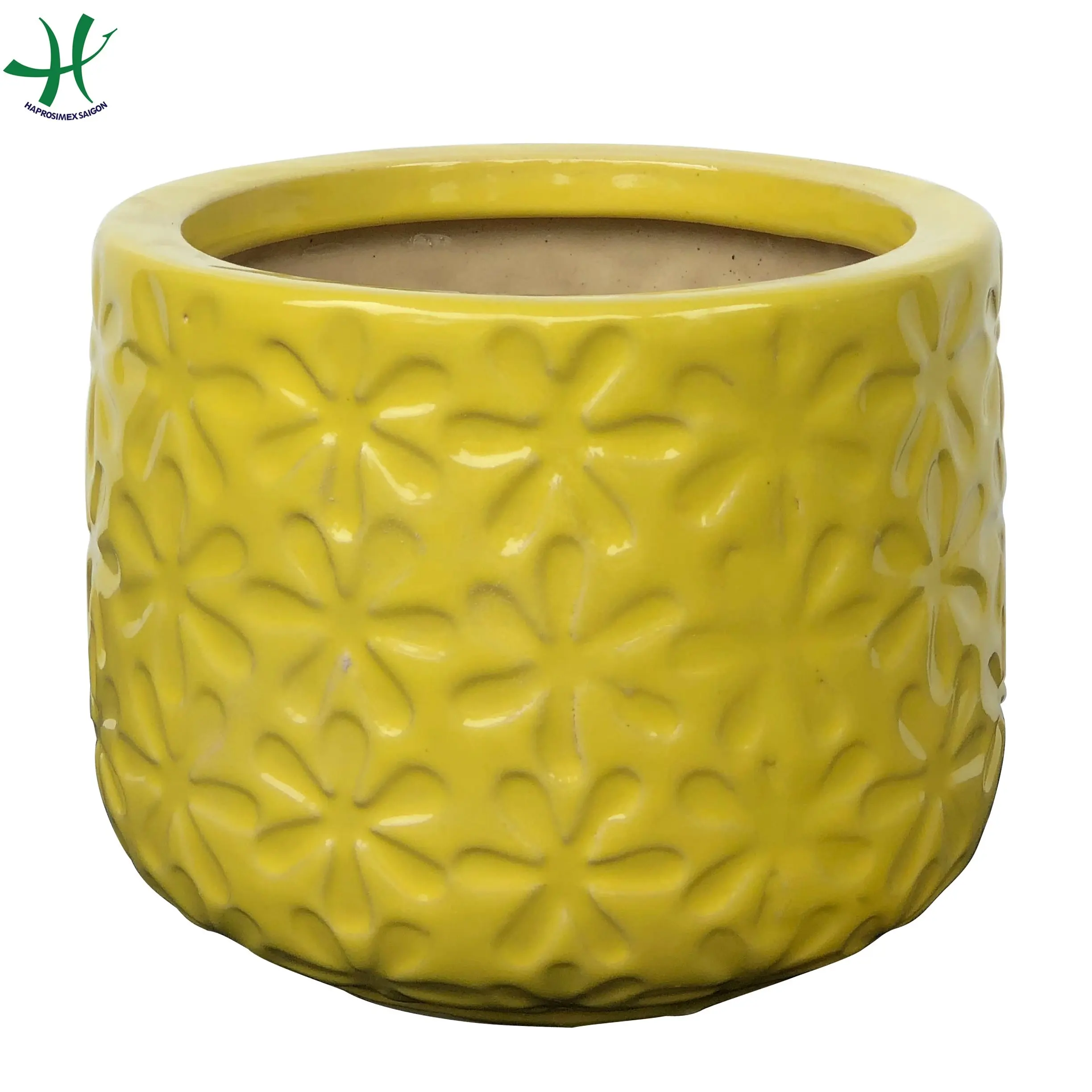 New Design Ceramic Flower Pots  indoor and outdoor garden flower planter pots for decor (HG 14 1233/3)