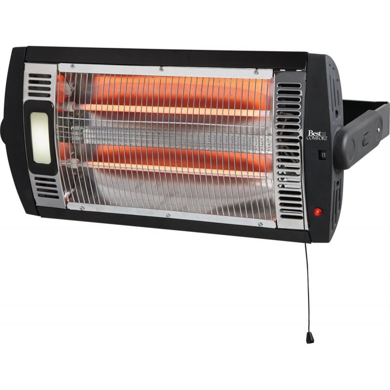 Best Comfort Garage Quartz Heater Black 12.5A