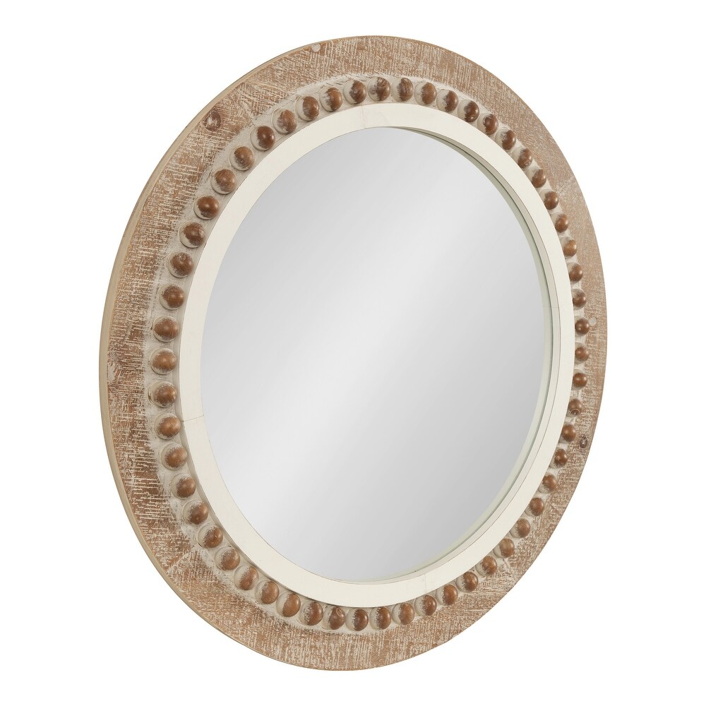 Kate and Laurel Maddigan Wood Framed Wall Mirror   28\