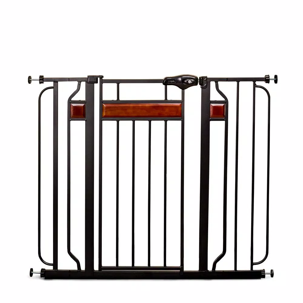 Regalo Home Accents 37 in. Extra-Tall Metal Walk-Through Safety Gate and#8211; XDC Depot