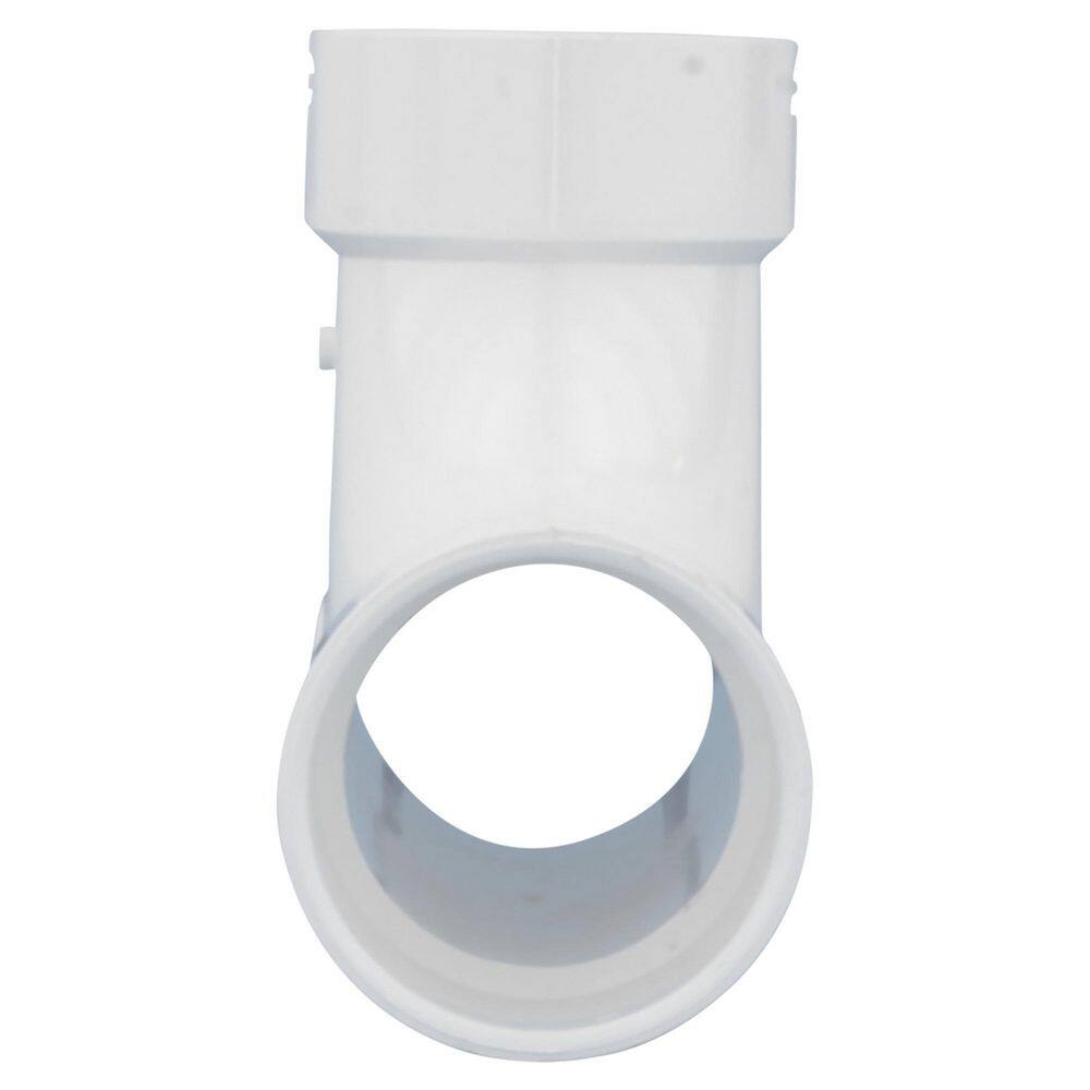 Charlotte Pipe 3 in. DWV PVC 2-Way Cleanout Fitting PVC004480600HD