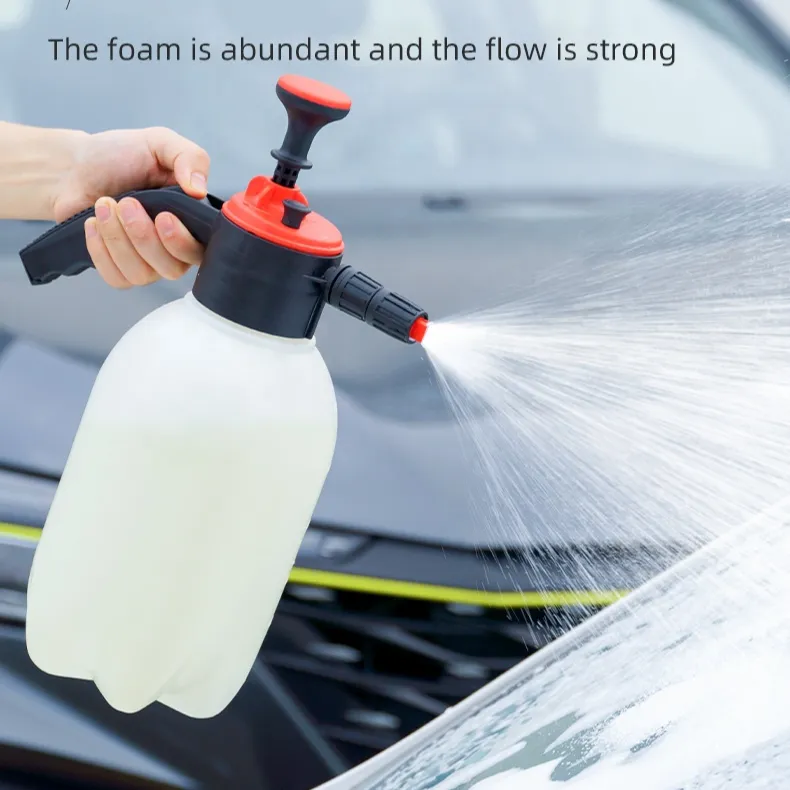 2L Low Pressure Plastic Car Wash Garden Hand Water Foam Pump Sprayer