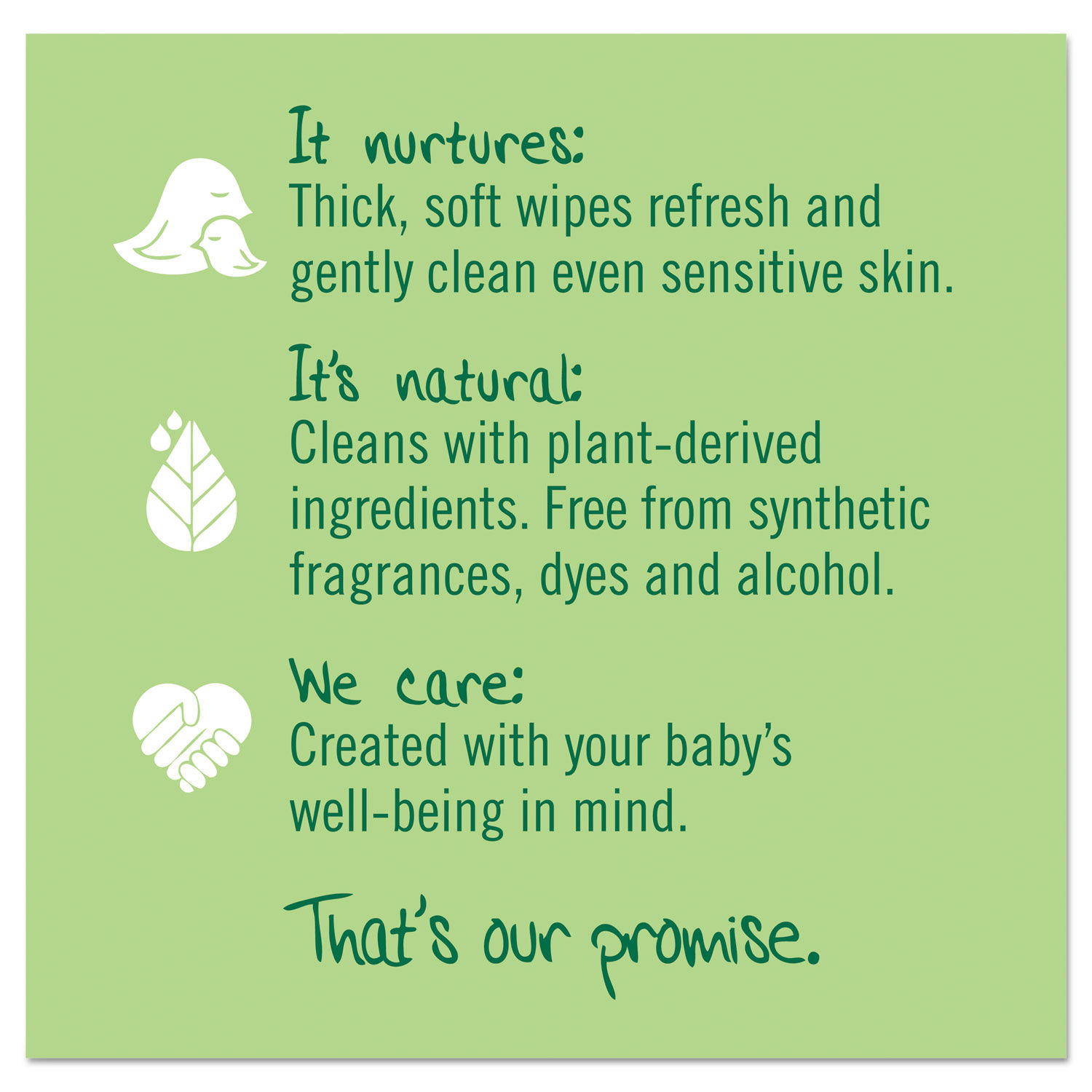 Free and Clear Baby Wipes by Seventh Generationandreg; SEV34219