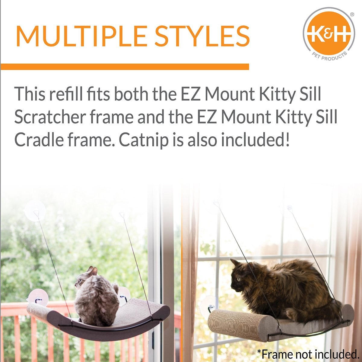 KandH Pet Products EZ Mount Window Scratcher Kitty Sill Refill