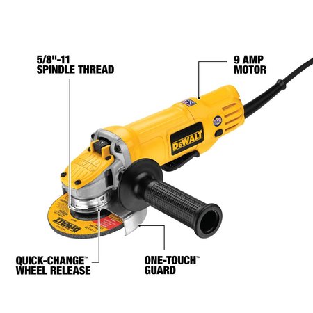 Dewalt-DWE4120 4-1/2 In. Paddle Switch Small Angle Grinder