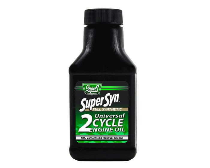 Super S SuperSyn Full Synthetic Universal 2-Cycle Engine Oil， 3.2 oz. - SUS18-32