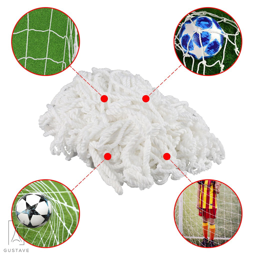 Gustave Design 7.8 X 5.9 Ft Portable Football Soccer Goal Net， Full Size Soccer Goal Nets Outdoor Backyard Sport Match Training