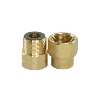 HOME-FLEX 12 in. CSST x 12 in. FIPT Brass Female Adapter 11-435-005