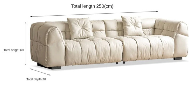 Oak Solid Wood Technology Cloth Sofa Cream wind   Transitional   Sofas   by GVAwood  Houzz