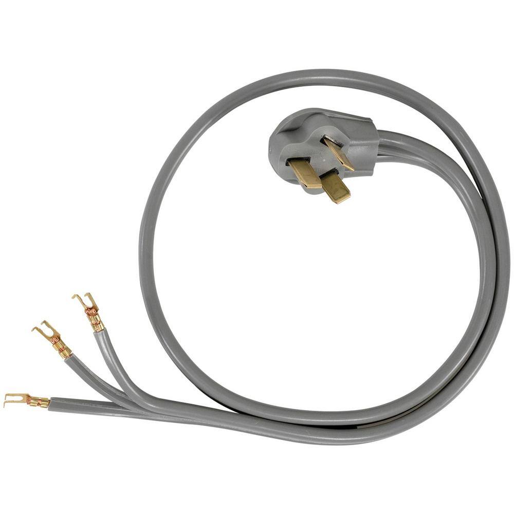 CERTIFIED APPLIANCE ACCESSORIES 5 ft. 83 3-Wire Open-End-Connector 40-Amp Range Cord 90-1052