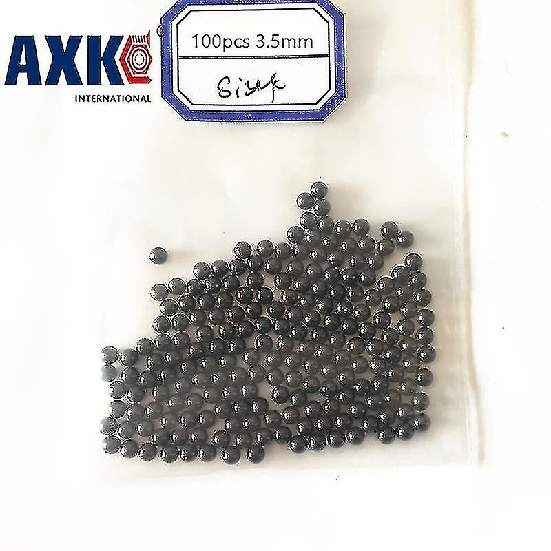 Ball Bearing Free Shipping 100pcs 3.5mm Si3n4 Ceramic Balls Silicon Nitride Used In Bearing/pump/linear Slider/valvs G5