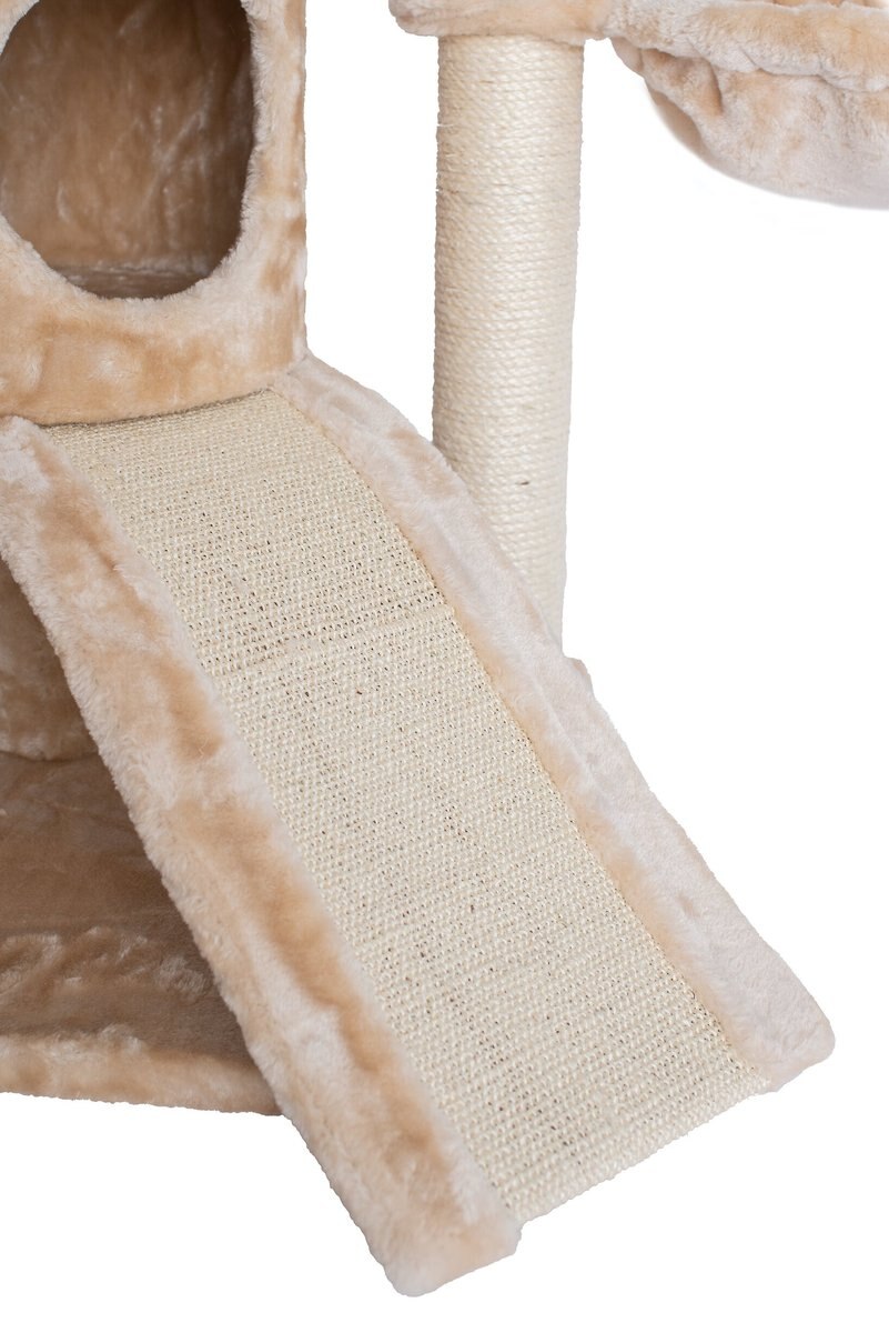 Armarkat 58-in Cat Tower and Ramp Cat Tree， Beige