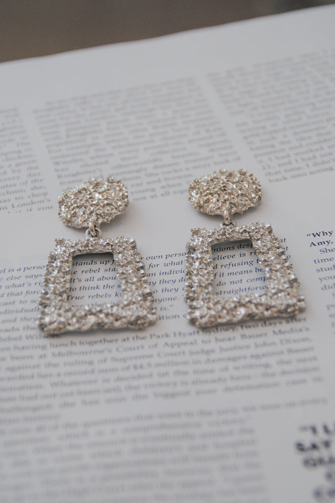 Imperial Beach Earrings Silver