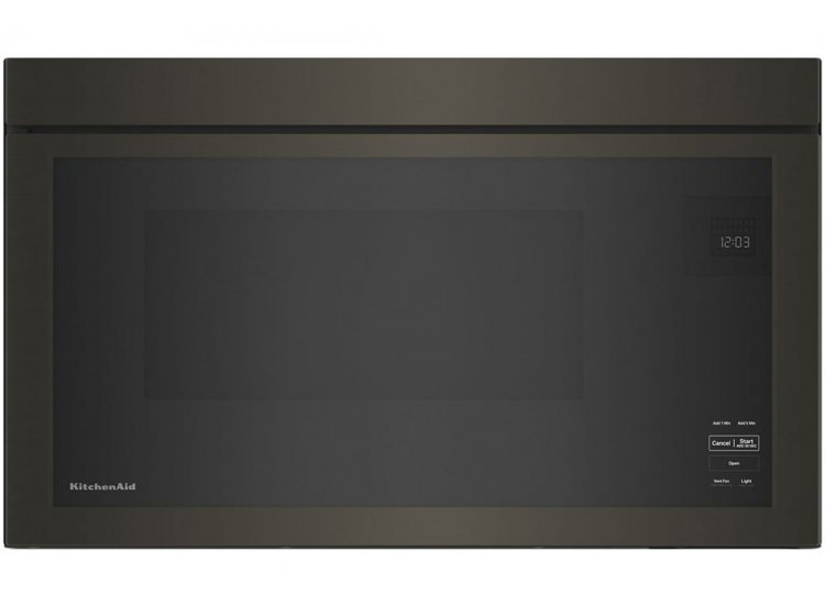 KitchenAid 1.1 Cu. Ft. Over-The-Range Microwave with Flush Built-In Design in PrintShield Black Stainless Steel